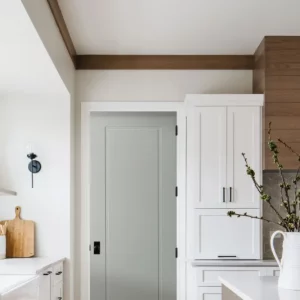 Green Door in kitchen