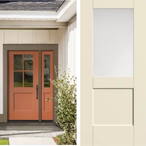 orange exterior door